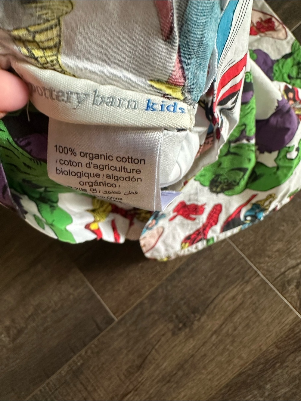 Pottery Barn Kids pillowcase